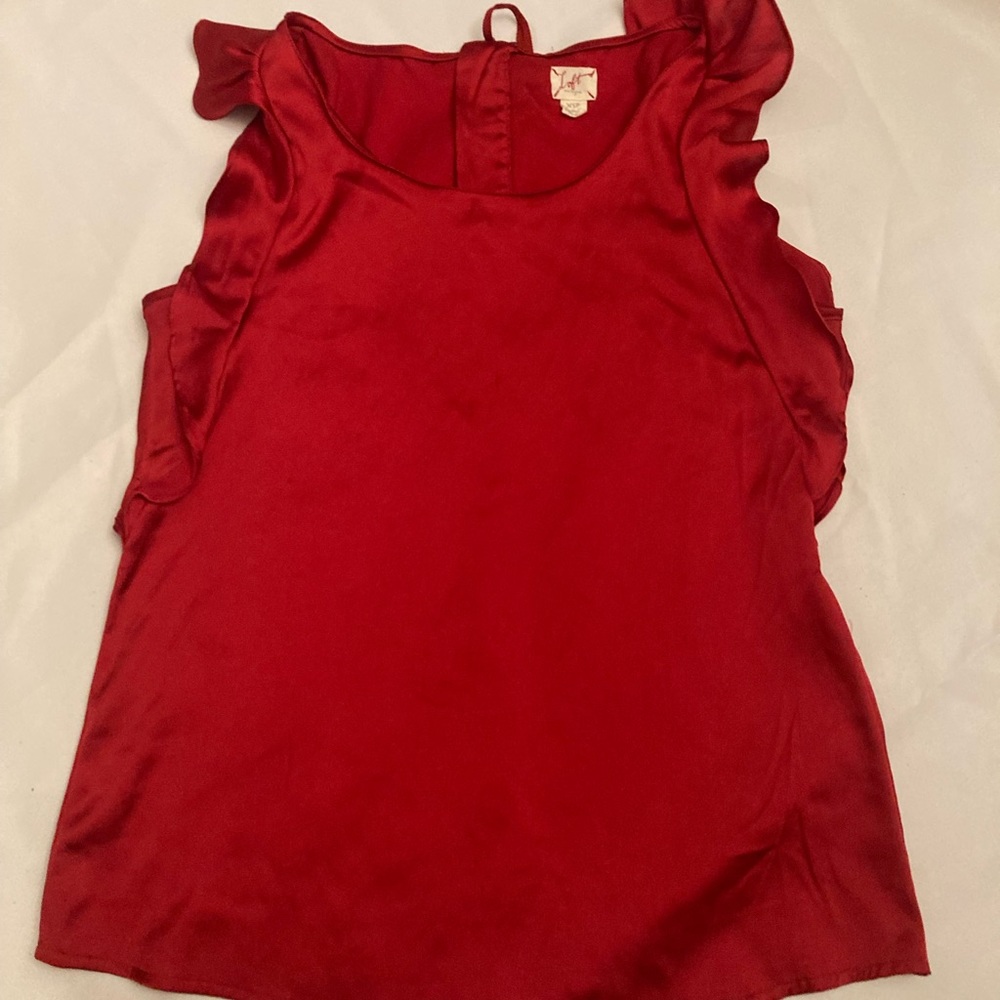 Sleeveless loft Ann Taylor xsp red
